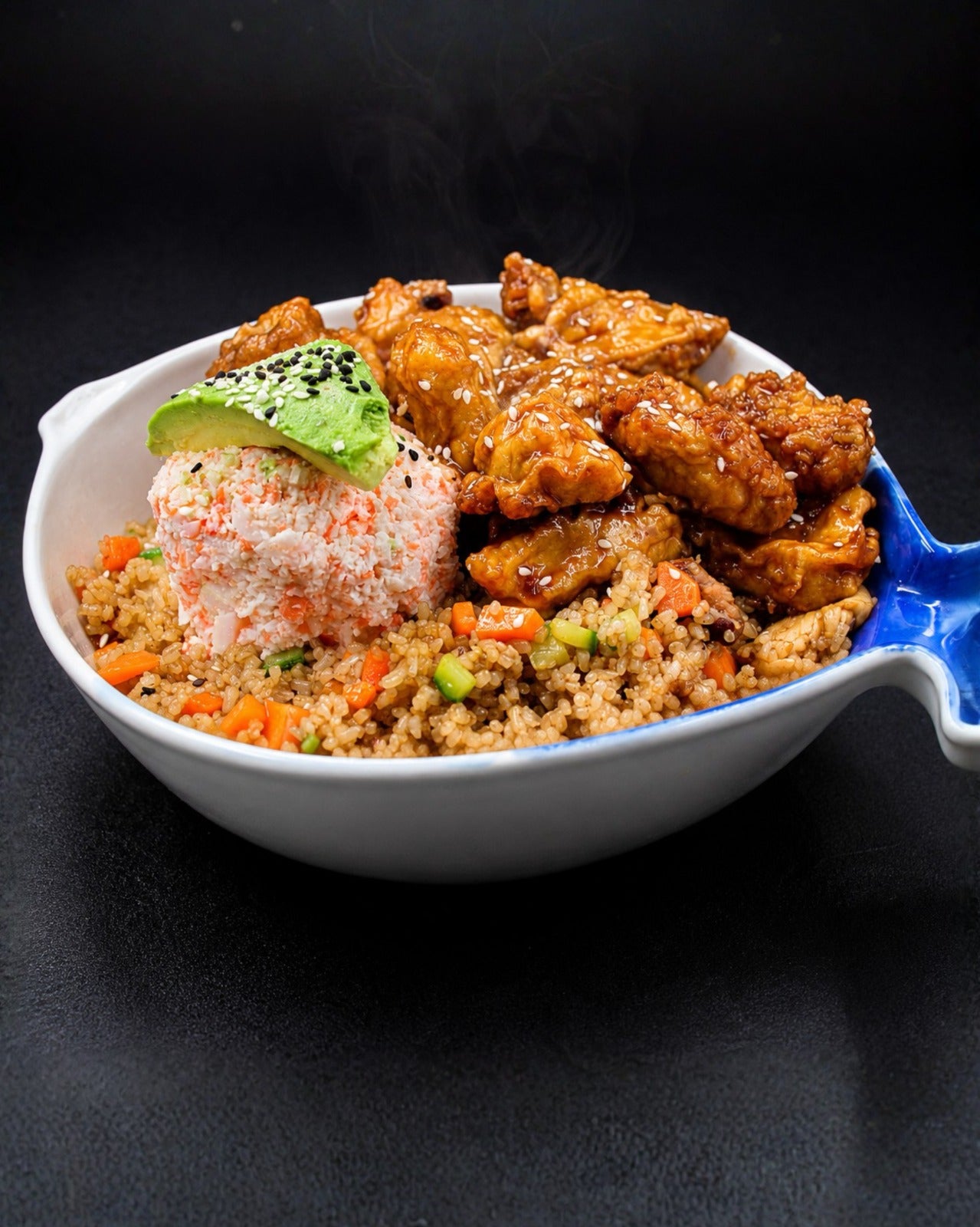 Yakimeshi con Pollo Agridulce